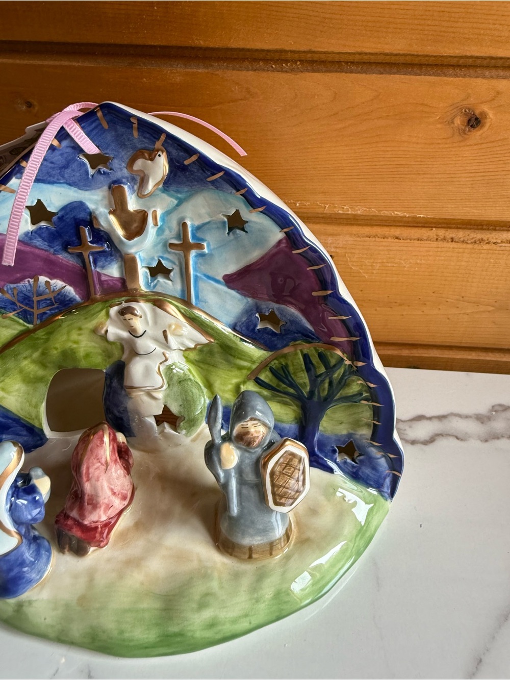 Ceramic Nativity Scene - Multicolor - Picture 3 of 12